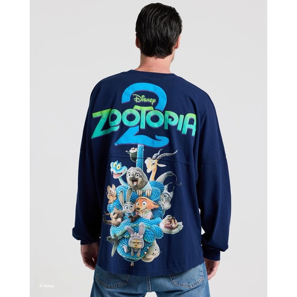 SPIRIT JERSEY Other - NWT Disney Spirit Jersey Zootopia 2 Unisex Medium Oversized Navy Blue Graphic